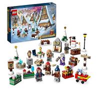 LEGO 76418 Harry Potter Le Calendrier de l’Avent 2023, avec 24 Cadeaux de Noël Dont 18 Sets du Village de Pré-au-Lard et 6 Minifigurines, Jouets de Noël pour Filles, Garçons et Fans