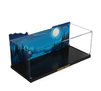 Lego 76444 Mini vitrine en acrylique étanche à la poussière Compatible avec Lego Modèle Vitrine Cadeau (non inclus)