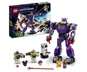LEGO 76831 Buzz l’Éclair de Disney et Pixar La Bataille de Zurg, Jouet de Construction Espace, avec Figurine Robot, Garçons et Filles de 7 Ans