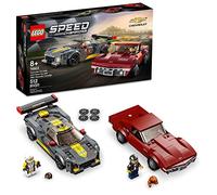LEGO 76903 Speed Champions Chevrolet Corvette C8.R Race Car et 1969 CC, Jouet de Voitures Miniatures de Course, Maquettes à Construire, Dès 8 Ans