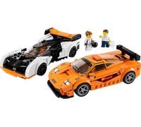 LEGO 76918 Champions de vitesse McLaren Solus GT et McLaren F1 LM, Jeu de construction pour voiture de course, Modèle de supercar, Jouet à collectionner, Série 2023