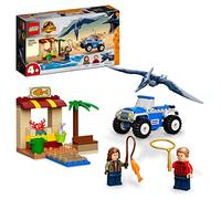 LEGO 76943 Jurassic World La Course-Poursuite du Ptéranodon, Dinosaures Jouet, Voiture et Figurines, avec Dino Ptéranodon, pour Enfants de 4 Ans et Plus