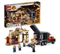 LEGO 76948 Jurassic World T. Rex & Atrociraptor : Dinosaur Ausbruch, Set avec camion et 4 minifigurines, Dinosaur Toy Geschenk