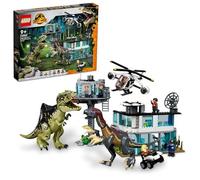 LEGO 76949 Jurassic World: Giganotosaurus & Therizinosaurus Attaque 9 + Bloc