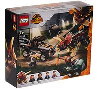 LEGO 76950 Jurassic World Tricératops Attaque Pick-up Truck Ambush 210 pièces