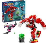 LEGO 76996 Sonic Le Hedgehog Le Robot Gardien de Knuckles, Figurines de Jeu Vidéo Knuckles et Rouge avec le Maître Emeraude