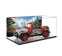 Lego 77984 Vitrine en acrylique pour véhicule tout-terrain Jurassic Boîte transparente anti-poussière - Seule vitrine compatible avec Lego 779844 (pulvérisateur arrière + miroir B)