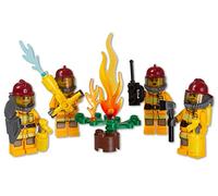 LEGO 853378 City - Set de 4 Personnages Pompiers