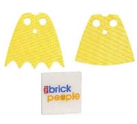LEGO Accessoires : capes jaunes de rechange Batgirl et Robin de super-héros (amidonnés)