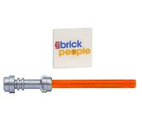 LEGO Accessoires : Star Wars Sabre laser orange de rechange (Trans-Orange) - pour Minifigs