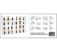 SAFE 5259 Vitrine en acrylique avec 24 compartiments à poser ou à suspendre I 350 x 240 x 45 mm