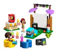 LEGO Jouet Friends Friendship Movie Night 42642 – 2 mini-poupées, écran et projecteur – Dès 6 ans