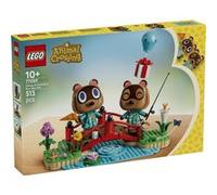 LEGO Animal Crossing 77059 Promenade avec Méli et Mélo - Jouet Gaming Tanuki dès 10 ans
