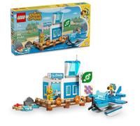 LEGO Animal Crossing Fly with Dodo Airlines Airport Playset, jouet d'avion pour enfants et pilote inspiré de la série de jeux vidéo, cadeau pour filles et garçons à partir de 7 ans, 77051