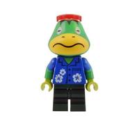 LEGO Animal Crossing Kapp'n Sea Turtle Nintendo Minifigure from 77048
