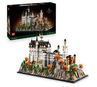 LEGO Architecture Le Château de Neuschwanstein - Set de Construction pour Adulte - Maquette DIY pour Décoration Intérieure - Tours, Cours & Intérieur Détaillé - Cadeau pour Passionnés d'Histoire 21063