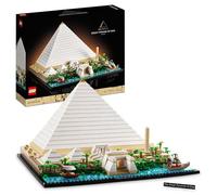 LEGO Architecture La Grande Pyramide de Gizeh - Loisir Créatif Adultes - Maquette à Construire pour Hommes et Femmes de Monument du Monde- Décoration d'Intérieur et Idée Cadeau d'anniversaire 21058