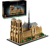 LEGO Architecture Notre-Dame de Paris, Ensemble de construction pour adultes, Collection de bâtiments célèbres du monde, Idée cadeau pour homme et femme, pour elle et lui, 21061