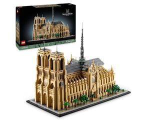 LEGO Architecture Notre-Dame de Paris - Maquette à Construire d’Exposition Architectural - Set pour Adultes - Cathédrale - pour Les Passionnés d’Histoire, de Voyages et d’Art 21061