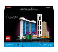 LEGO Architecture Singapour, Collection Skyline Modèle à construire, Ensemble pour adultes fans d'architecture, Idée cadeau pour hommes et femmes, 21057
