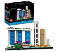LEGO Architecture Skyline Collection : Singapour - 21057 - Kit de construction - Modèle de présentation à collectionner pour adultes (827 pièces)