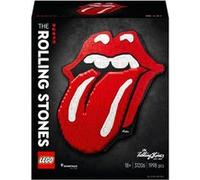 LEGO® 31206 Art The Rolling Stones, Accessoire de Décoration Intérieure et Loisir Créatif pour Adultes, Cadeau Musique Rock'n'roll