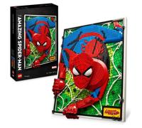 LEGO® ART 31209 The Amazing Spider-Man, Set Art Mural 3D, Poster BD pour Adolescents et Adultes