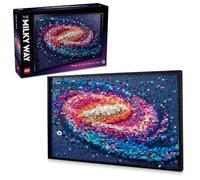 LEGO Art 31212 Décoration murale Motif galaxie de la Voie lactée Cadeau spatial et astronomique Ensemble de construction pour adultes, activité créative pour les amateurs d'art et de design, idées de