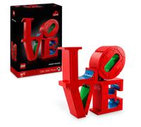 LEGO Art 31214 LOVE Sculpture Ensemble de Construction d'Art Mural pour Adultes