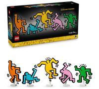 LEGO® 31216 Art Keith Haring, Les Figures Dansantes, Décoration d’Intérieur et Set de Construction pour Adultes