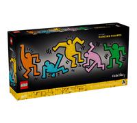 LEGO® 31216 Art Keith Haring, Les Figures Dansantes, Décoration d’Intérieur et Set de Construction pour Adultes