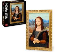 LEGO Art Mona Lisa, set pour adultes, tableau de Léonard de Vinci à suspendre, activité créative pour hommes et femmes, cadeau pour les amateurs d'art, art italien de la Renaissance 31213