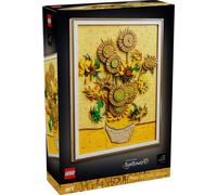 LEGO Art Vincent van Gogh - Tournesols - Peinture florale en 3D avec fleurs mobiles - Décoration pour le salon ou le bureau - Kit pour adultes - Idée cadeau créative pour hommes & femmes 31215