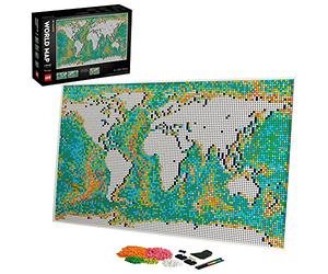 Lego Art - Weltkarte