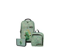 SKANDO BAGS Lot de 3 sacs d'écolier LEGO Ninjago Lloyd, Lego Ninjago, Spinjitzu Master, Optimo Starter Ensemble cartable 3 pièces