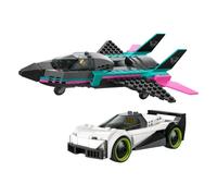 Lego Bâtiments Jet Contre Auto Sport (259 Pièces) City Great Vehicles 6