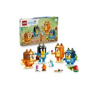 LEGO Bluey 11217 Set de construction Brick-Built Famille Bluey 466 pièces + 4 figurines articulées