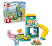 LEGO Bluey : Bluey et Chloé à l’Aire de Jeux - Jeu de Construction Inspiré de la Série TV - 2 Minifigurines, Bascule, Toboggan, Echelle & 3 Plantes - Cadeau pour Fille ou Garçon dès 4 Ans 11201