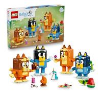 LEGO Bluey La Famille de Bluey en Briques - Jeu Créatif - 4 Figurines avec Différentes Expressions Faciales & Accessoires - Set Montessori - Cadeau d'anniversaire dès 5 Ans pour Fille ou Garçon 11217