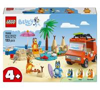LEGO Bluey Les Vacances et Le Voyage en Voiture de Bluey - Jeu de Construction avec Bingo & Chilli - 2 Planches de Surf, Château de Sable & Accessoires - Cadeau pour Fille ou Garçon dès 4 Ans 11202