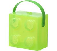 LEGO Boîte à goûter avec poignée vert translucide