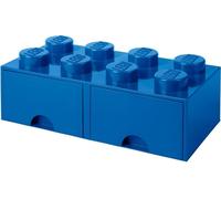 LEGO Boîte à tiroirs STORAGE BRICK DRAWER 8 2 tiroirs bleu