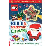 LEGO® Books: Build & Celebrate Christmas (includes 45 bricks)