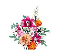 LEGO BOTANICALS 10342 Le joli bouquet de fleurs roses Cadeaux Jouets Objets de collection 18+