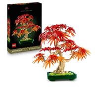 LEGO Botanicals Bonsaï d’Érable Rouge du Japon - Kit de Construction Adulte - Plante Artificielle avec Feuilles Rouges et Oranges - Pot Constructible - Idée Cadeau - Décoration Intérieure DIY 10348