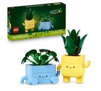 LEGO Kit créatif Botanicals Petites Plantes Souriantes 2 plantes, pots jaune et bleu 10349