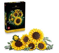 LEGO Botanicals Le Bouquet de Tournesols - Set de Fleurs Artificielles pour Adulte - Tiges d'Eucalyptus - Décoration pour Chambre ou Salon - Idée de Cadeau DIY pour Femme 11502