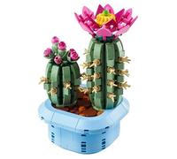 LEGO Botanicals Cactus Fleuri - Set de Plante Artificielle en Pot - 2 Cactus & Fausses Fleurs - Décoration Chambre DIY - Cadeau d'anniversaire pour Fille 9 Ans ou Adulte Passionné.e de Plantes 11509