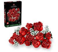 LEGO Icons Bouquet de roses - Fleurs artificielles pour centres de table et décoration, adultes, à partir de 18 ans - Cadeau de Noël pour maman, papa et autre significatif - 10328