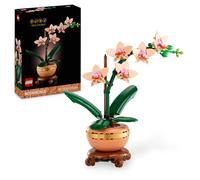 LEGO Botanicals L’orchidée Miniature 10343 | Set de fleurs artificielles pour adulte, décoration, plante avec pot style terracotta, idée cadeau pour femme, 274 pièces